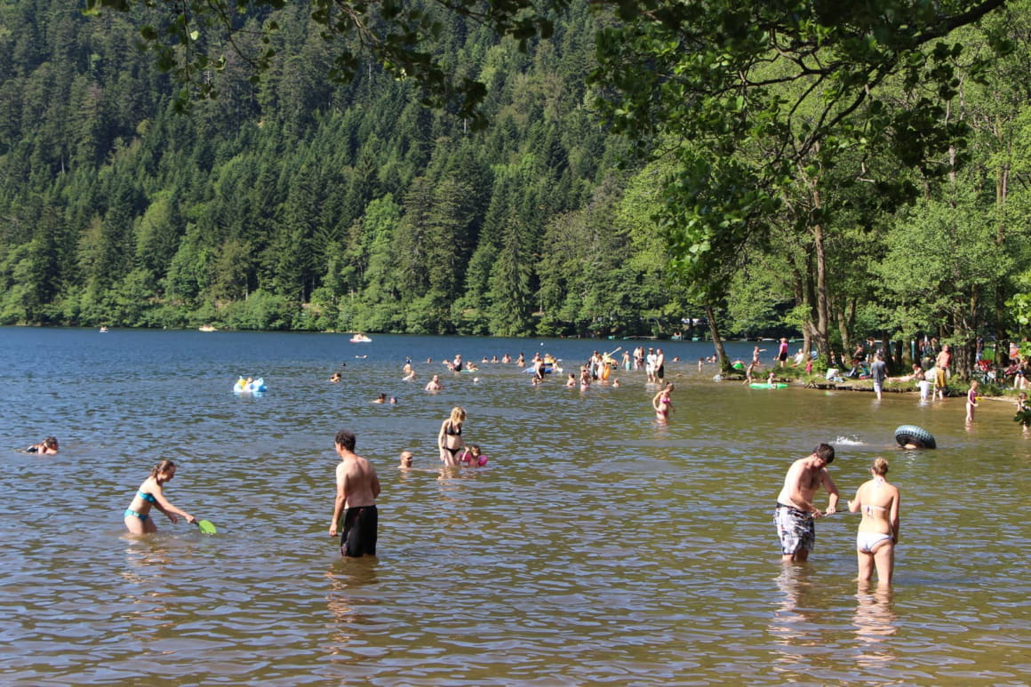 Se jeter à l'eau