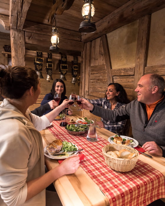 Repas dans une ferme auberge