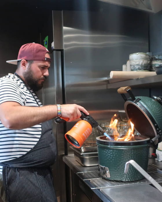 Hôtel 48° Nord - Frédéric Metzger en cuisine