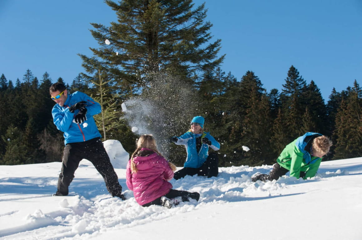Massif des Vosges - Neige en famille