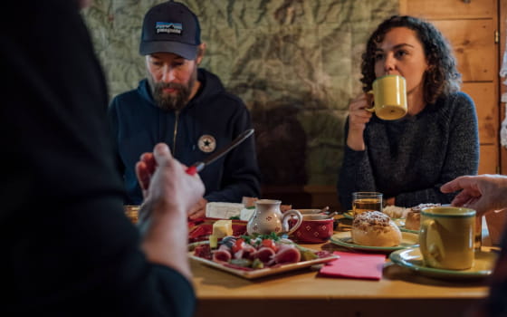 Massif des Vosges - Petit déjeuner à la nuit des refuges