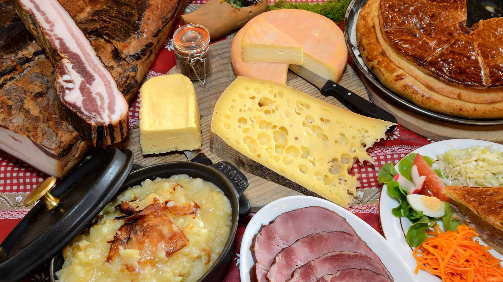 Massif des Vosges -Repas-marcaire - Menu