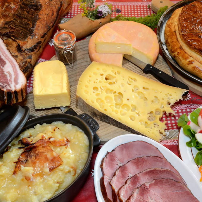 Massif des Vosges -Repas-marcaire - Menu