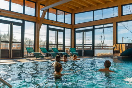 Massif des Vosges - Vert hiver - Piscine du domaine du Hirtz