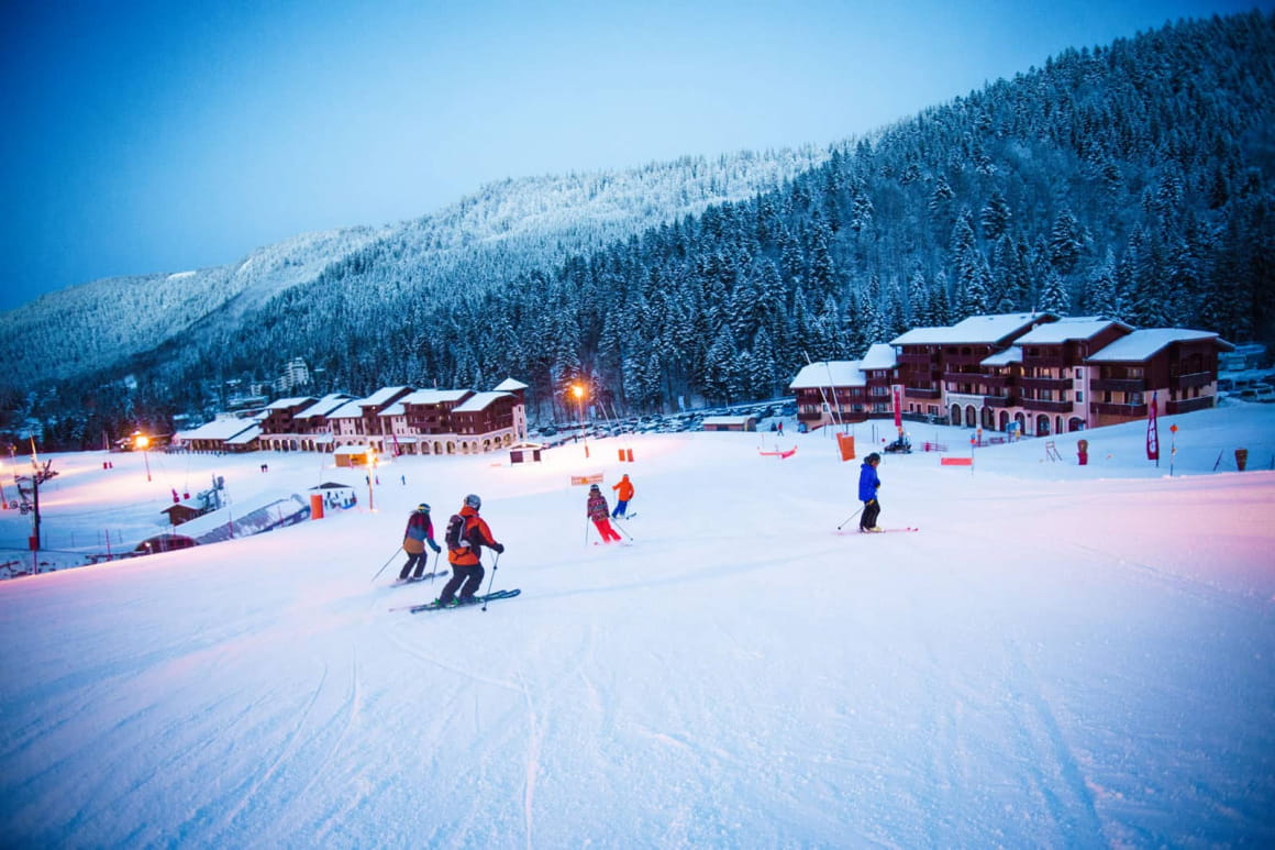 Ski aurore Massif des Vosges