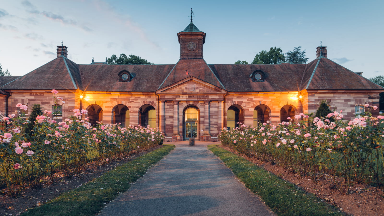 Fin de journée aux thermes à Luxueil