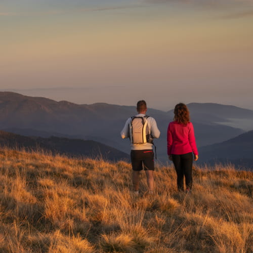 Coucher de soleil au Ballon d'Alsace