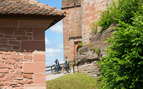 tour à vélo dans les Vosges du Nord