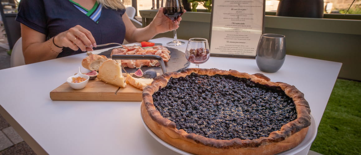 Tarte à la myrtille