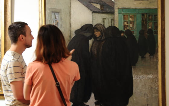 Exposition jules adler couple au musée