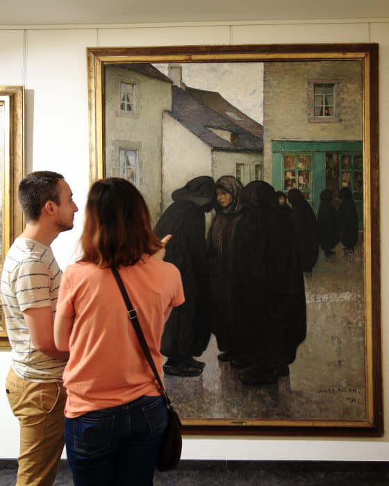 Exposition jules adler couple au musée