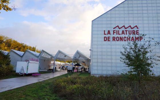 Filature de Ronchamp vu de l'extérieur été printemps activités