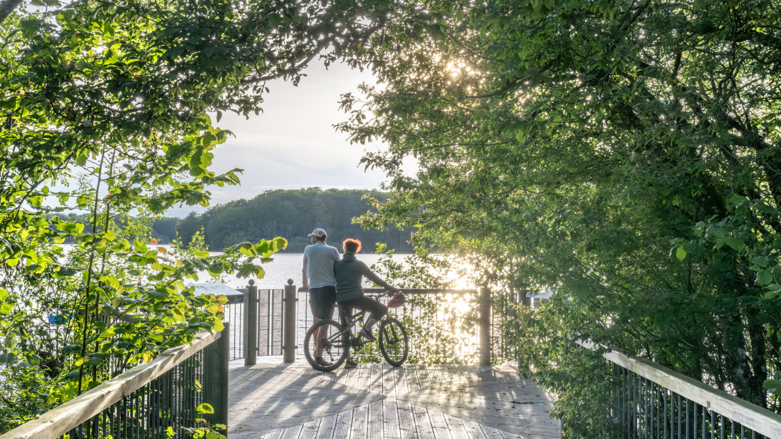 Couple à Vélo au Malsaucy