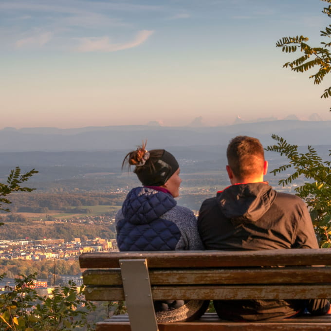 Vue depuis le mont Salbert- Alpes