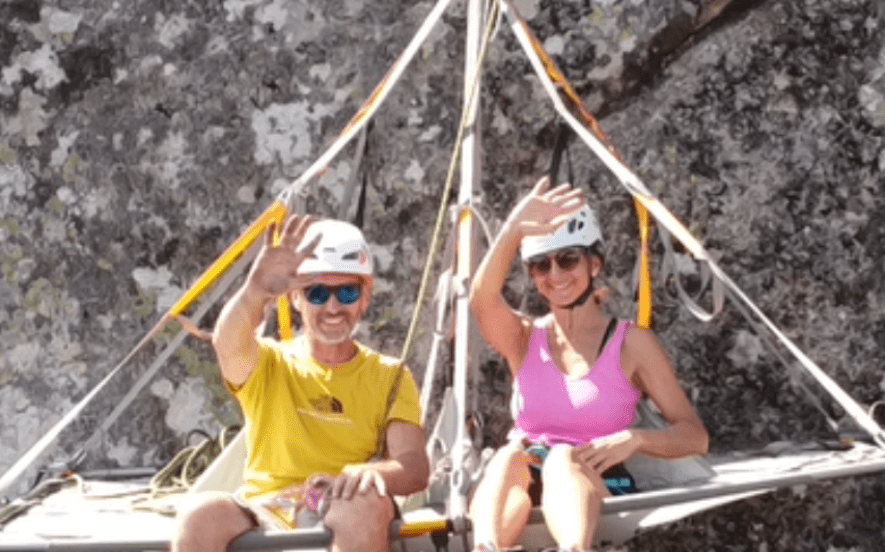 Portaledge avec verticales Vosges