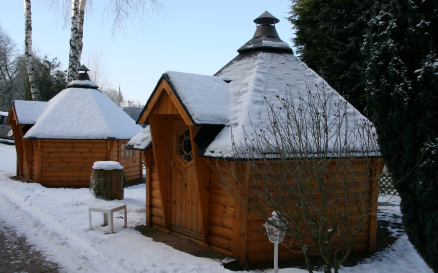 Chalets Lion's grill