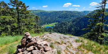 Belle roche - Point de vue