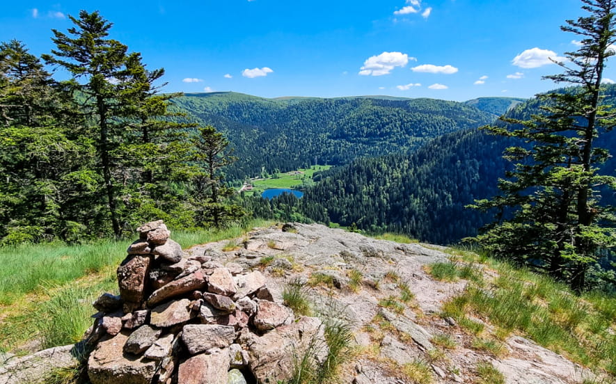 Belle roche - Point de vue