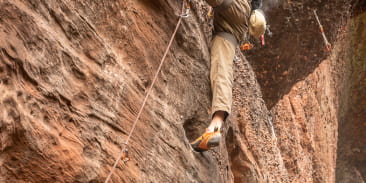 Escalade au Rocher du Corbeau ou Krappenfels