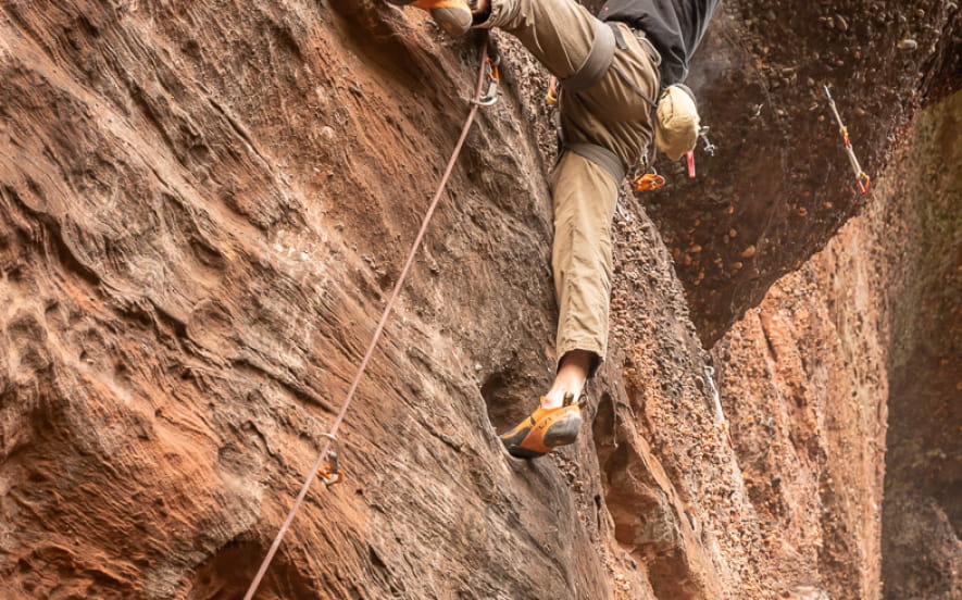 Escalade au Rocher du Corbeau ou Krappenfels