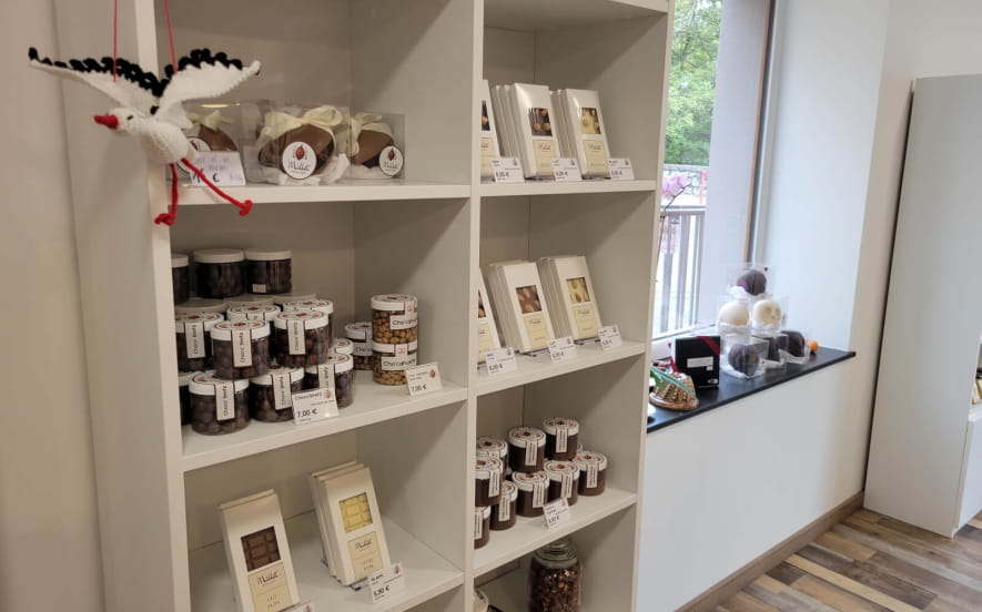 Dans l’atelier du chocolatier