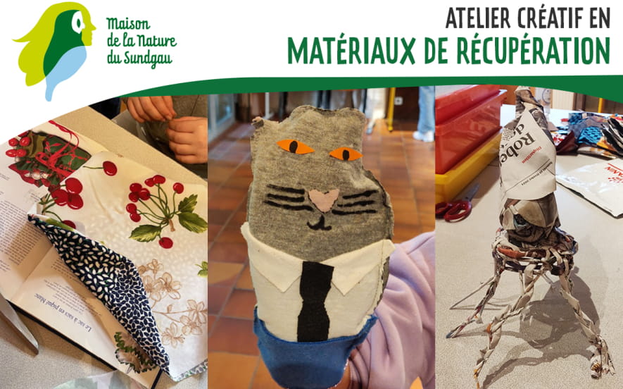 Atelier créatif en matériaux de récupération