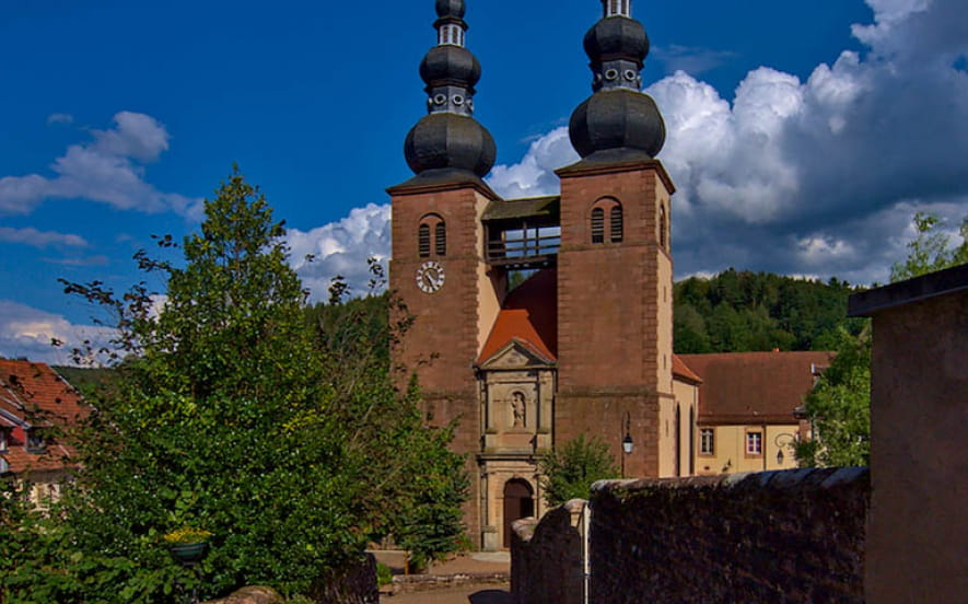 Église priorale - les sept roses
