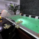 Détente dans un spa