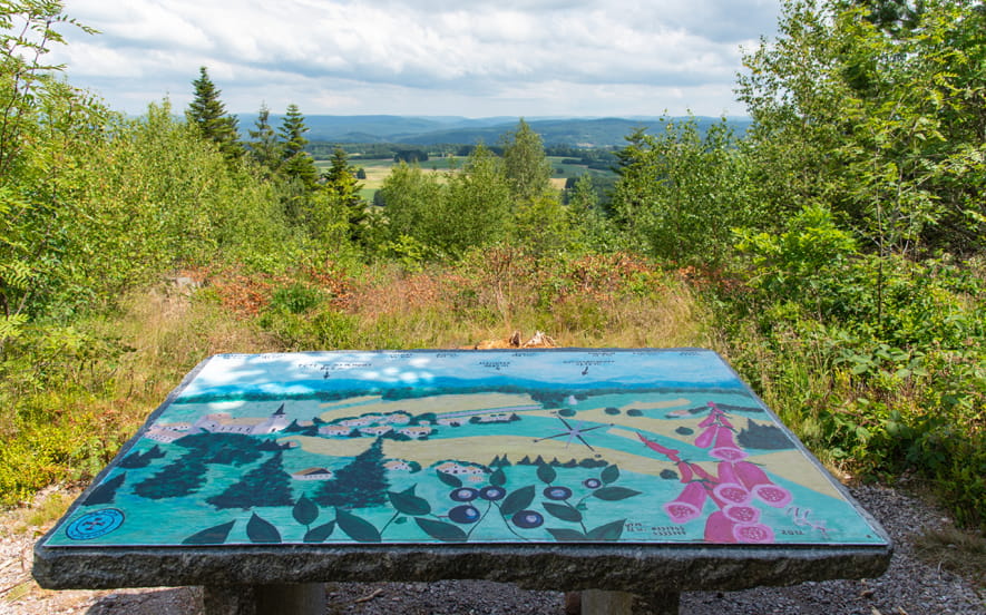 La table d'orientation du Spiémont