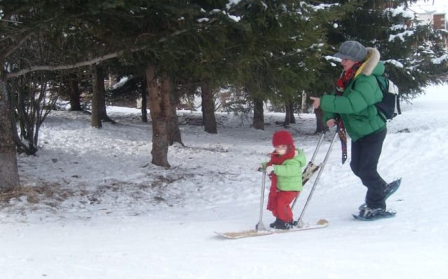 Parcours ludique sur la piste de la forêt blanche à La Bresse