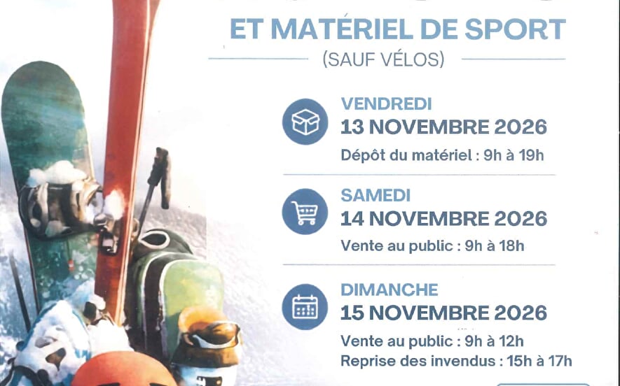 Bourse aux skis