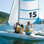 Voile et planche a voile - base nautique