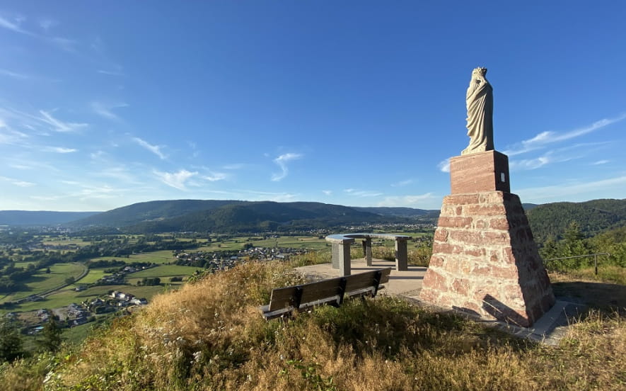 Panorama depuis la vierge du mai