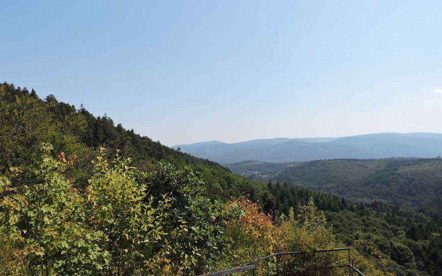 Point de vue aux ruines du Hohenstein