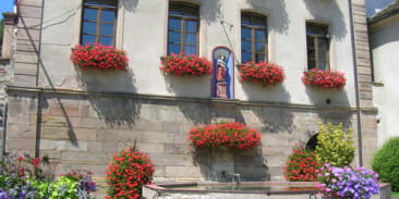 Fontaine Saint-Pantaléon à Gueberschwihr