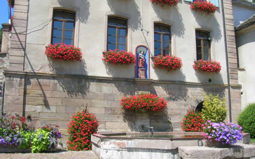 Fontaine Saint-Pantaléon à Gueberschwihr