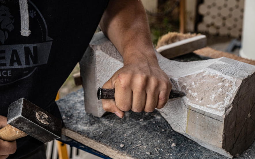 Hubert Gardere, tailleur de pierre
