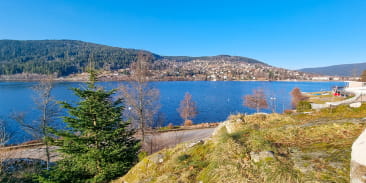 La roche du lac