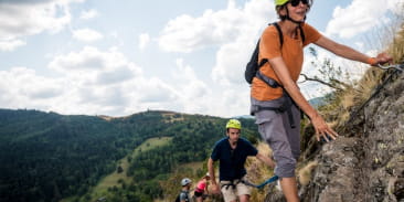Rando-ferrata de  la source de la Moselle