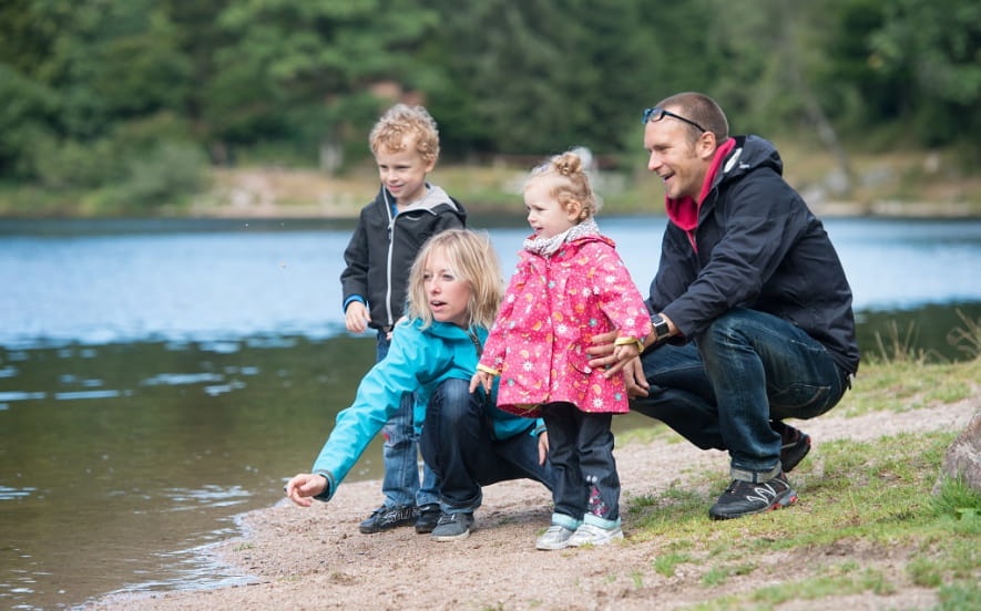 Balade famille au lac de Blanchemer