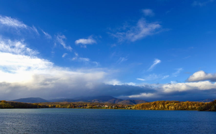 Le barrage et la réserve naturelle de Michelbach