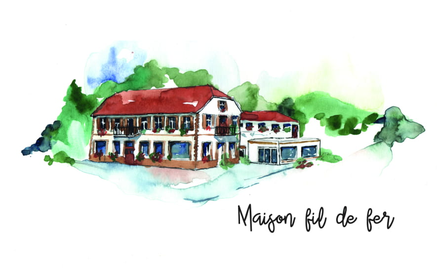 Maison fil de fer