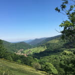 Sentier poussette - Vues depuis le Col d'Urbeis