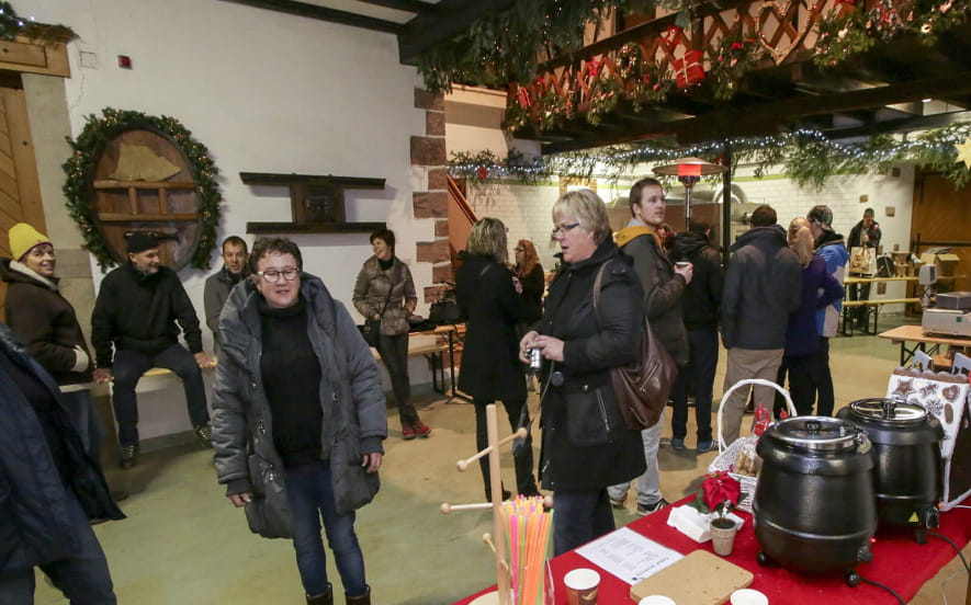 Marché de Noël chez le vigneron
