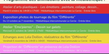 Festival du Film d'Emotions - Programme Médiathèque