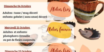 Atelier créatif à la Poterie du Grand Duc