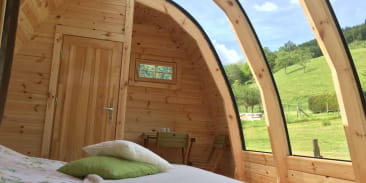 Hébergement insolite du Mitzerlé Bull'o Pod