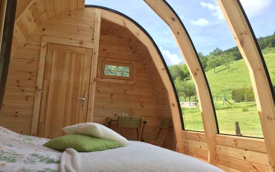 Hébergement insolite du Mitzerlé Bull'o Pod