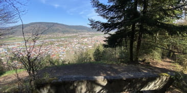 Point de vue du banc de pierre