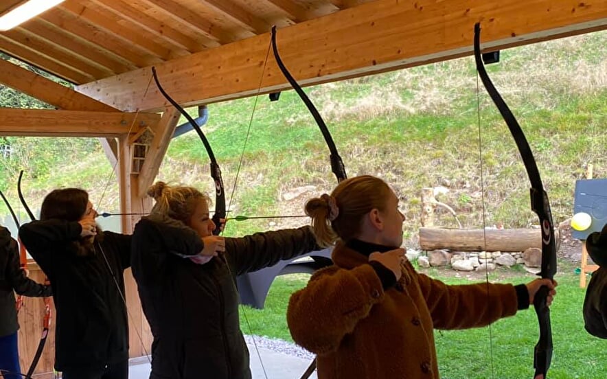 Tir à l'arc avec gambaladons